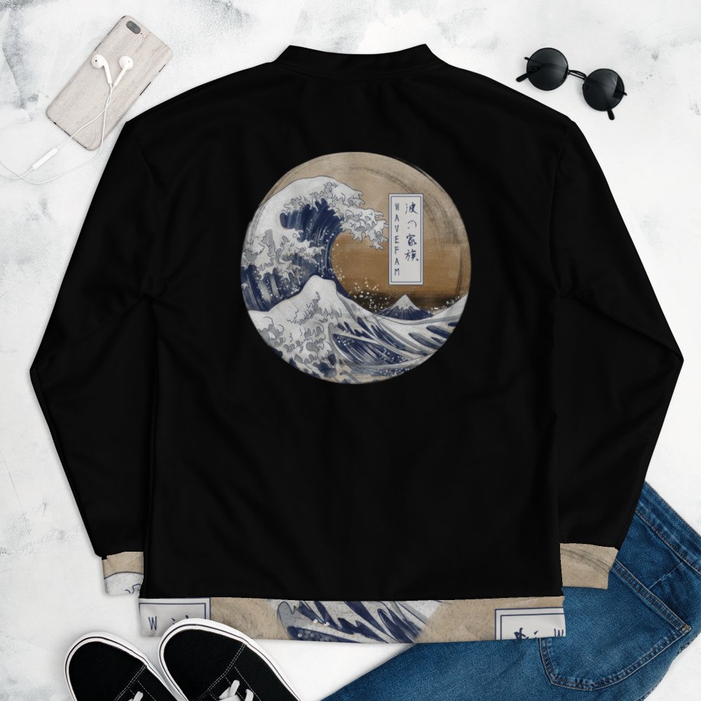 WaveFam Unisex Bomber Jacket