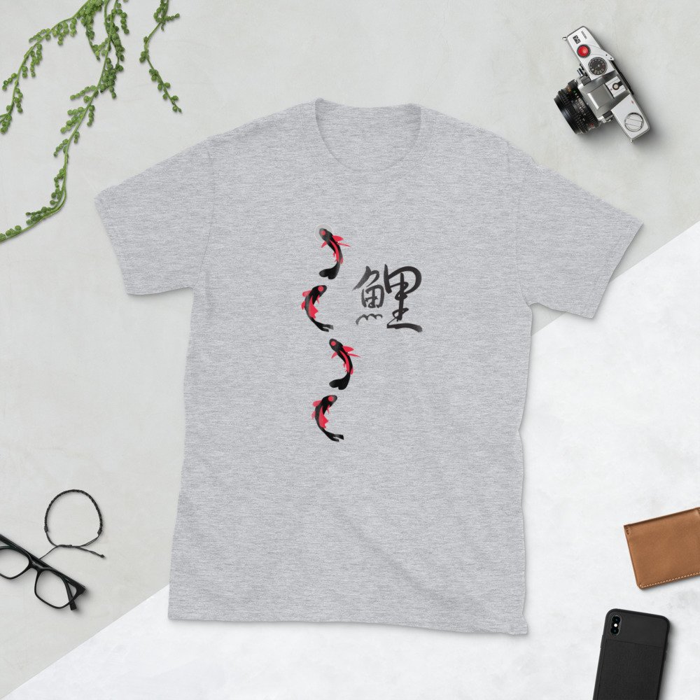 Koi Fish Design Short-Sleeve Unisex T-Shirt - Image 2