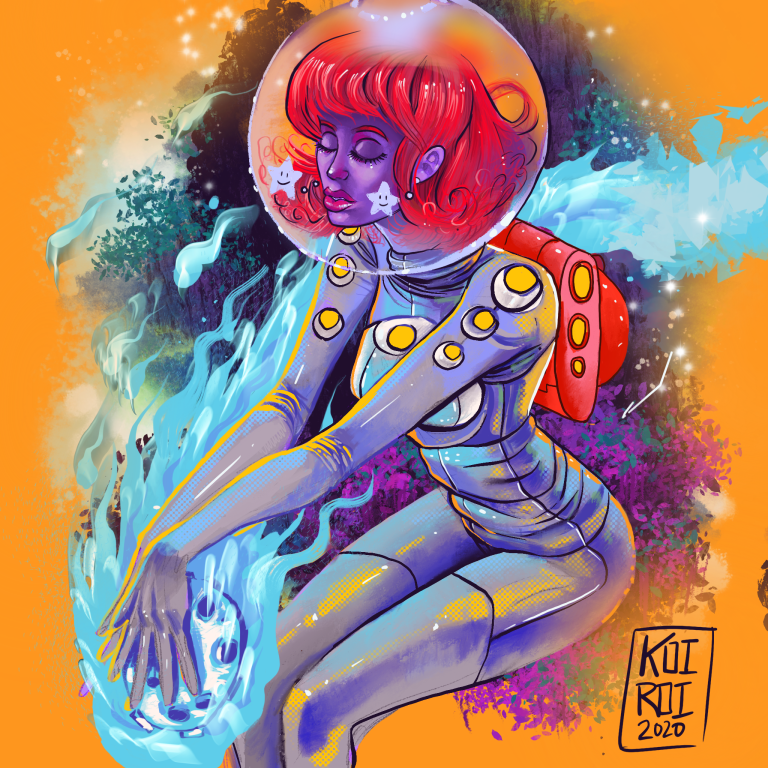 comet design, included in the outer space collection