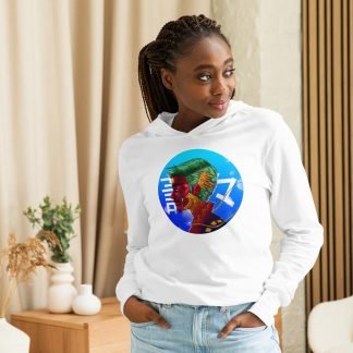 Calm Hooded long-sleeve tee