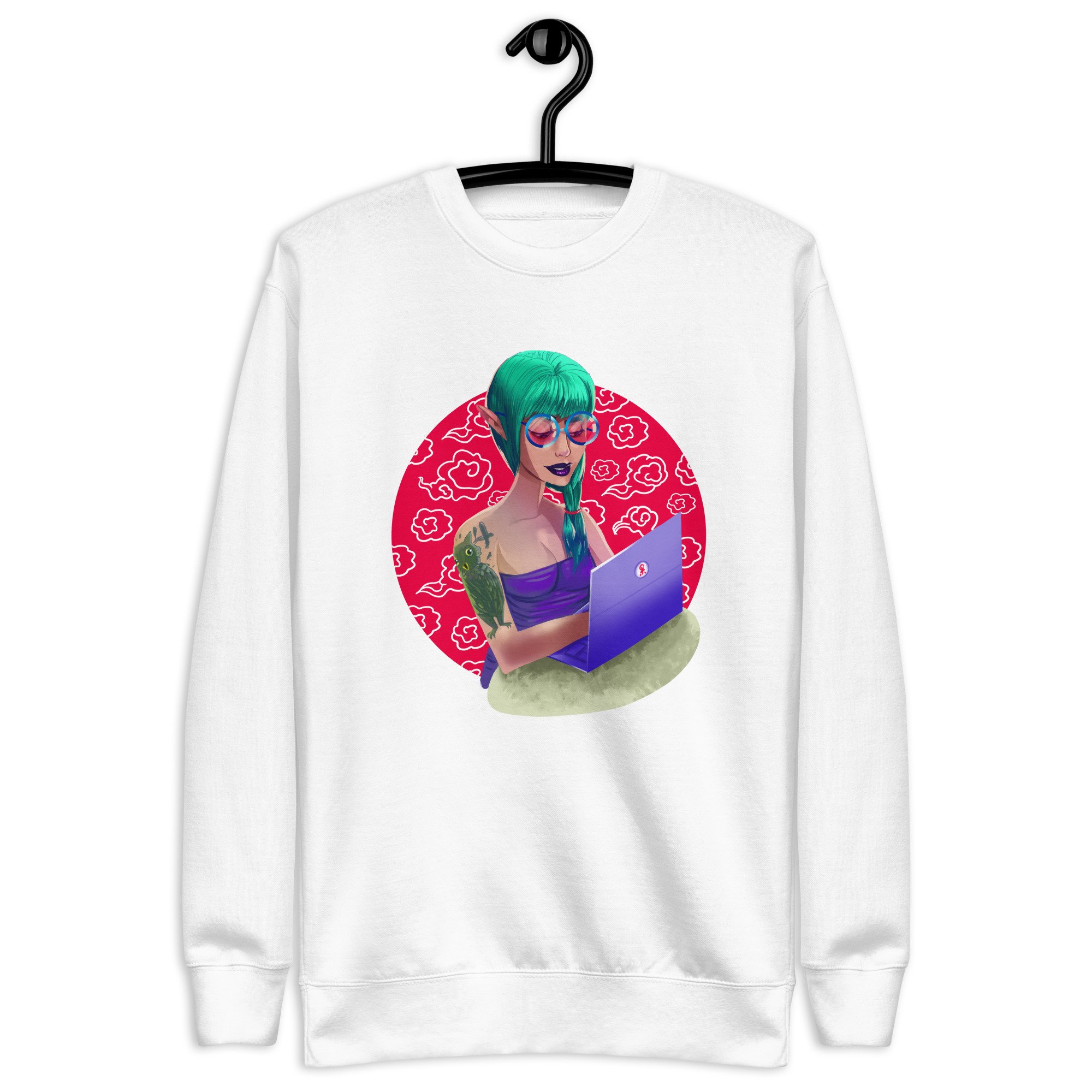 Social Media Unisex Premium Sweatshirt - Image 3