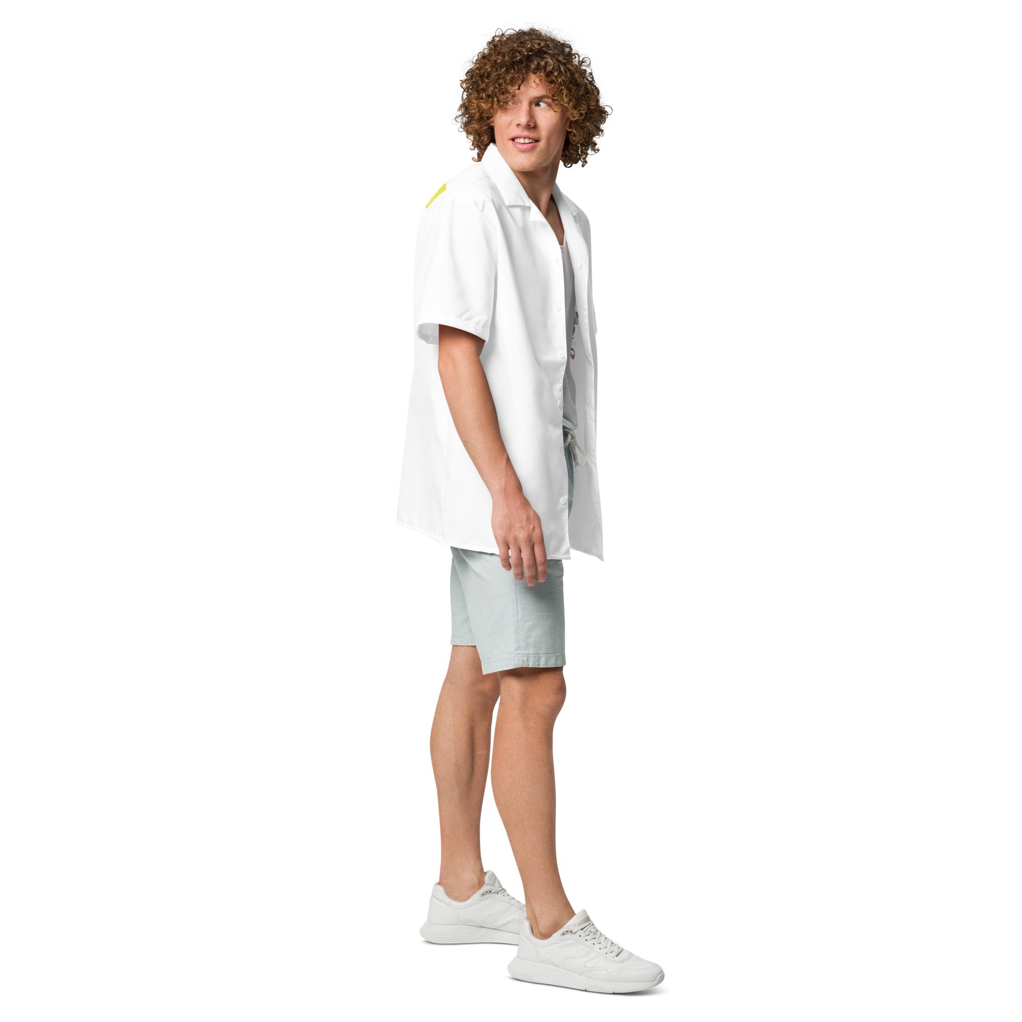 Dragon Popper Unisex button shirt - Image 3